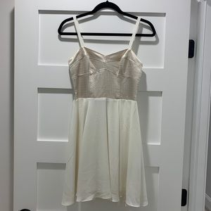 Express Metallic Sweetheart Dress - NEVER WORN